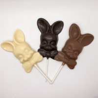 handmade chocolate easter bunny